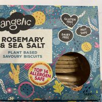 Vegan crackers   at The Temple Cafe in Isle Of Harris