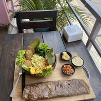Falafel bowl.  at Little Windows in Pokhara