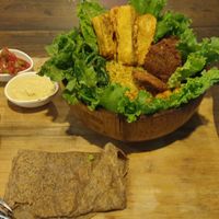 Falafel Bowl at Little Windows in Pokhara