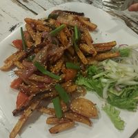 Chilly chips at Little Windows in Pokhara