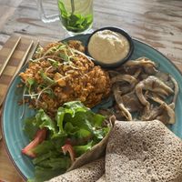 Vegan Lover breakfast   at Little Windows in Pokhara