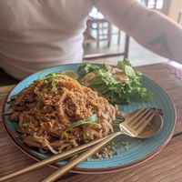 Pad thai at Little Windows in Pokhara