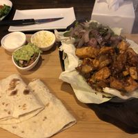 Sizzling Tofu & Eggplant Fajitas at Little Windows in Pokhara