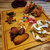 Vegan Platter at Turtle Bay in Preston
