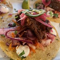 Short rib tacos (jackfruit ) #Veganuary at Club Mexicana - Seven Dials in London