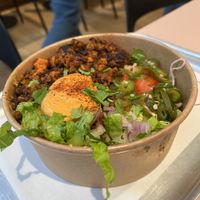 chorizo and sweet potato bowl  at Club Mexicana - Seven Dials in London