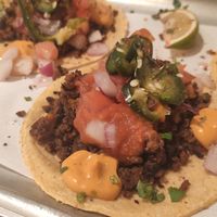 sweet potato and chorizo tacos at Club Mexicana - Seven Dials in London