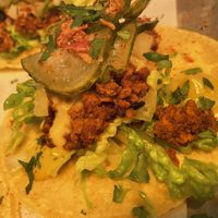 Burger taco   at Club Mexicana - Seven Dials in London