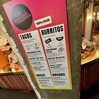 menu  at Club Mexicana - Seven Dials in London