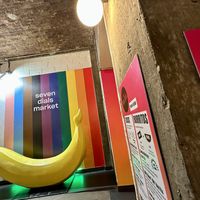 inside food court  at Club Mexicana - Seven Dials in London