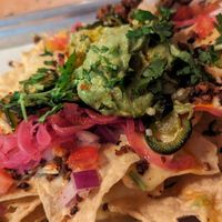 Loaded nachos at Club Mexicana - Seven Dials in London