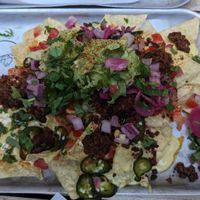 Fully loaded nachos at Club Mexicana - Seven Dials in London