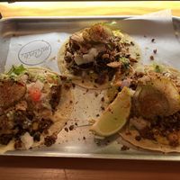 Cheeseburger taco  at Club Mexicana - Seven Dials in London