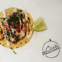 Mushroom and tofu taco  at Club Mexicana - Seven Dials in London