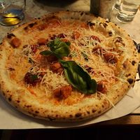 Nduja pizza at Pazzi in Stockholm
