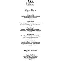 Menu   at Pazzi in Stockholm