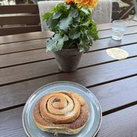 Cinnamon roll  at Godt Brød in Stavanger