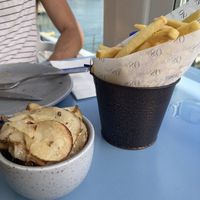 Classic fries but the star was the rosemary potatoes  at One80 in Mgarr