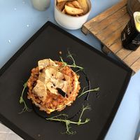 Open Celeriac Lasagne (vegan) at One80 in Mgarr