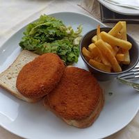 "Vegan Burger" at Hotel Platani in Trebinje