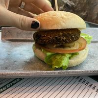 Crujíburger espinacas sin queso   at El Templo in Cangas De Onis