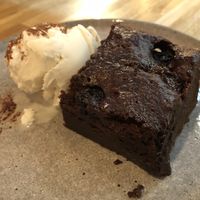 Choc cherry brownie  at Vertigo - Jack Rosenthal in Manchester