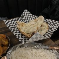 Garlic naan  at Himalayan Spice Bistro in Fernie