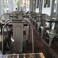 Side seating area  at Martha's Country Bakery in Astoria