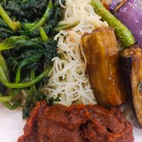 Bee hoon and chilli at Shi Man Lou 食满楼 - Punggol in Northeast Singapore