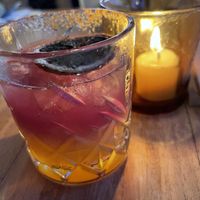 Jamu jar cocktail at Penida Colada Beach Bar in Penida Island