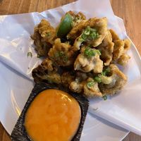 Cauliflower bites  at Penida Colada Beach Bar in Penida Island