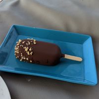 Snickers ice cream at Penida Colada Beach Bar in Penida Island