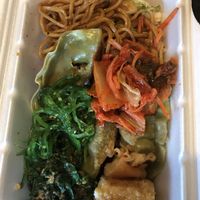 Vegan medley at Golden Sakura in Whitehorse