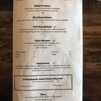 Entrees at Tequila 61 in Anchorage