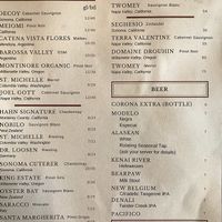 Wine & beer at Tequila 61 in Anchorage