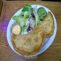 vegan empanadas at Papis Tacos Al Carbon in Riverside