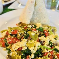 Veg scrambleed eggs  at Annapurna's World Vegetarian Cafe - 4th St in Albuquerque