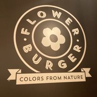 Signage   at Flower Burger in Florence