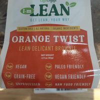 Chef Christy's I-MLEAN Organic Raw No-bake Gluten-Free Vegan ORANGE TWIST CHOCOLATE BROWNIE - FDACS FOOD PERMIT EXPIRED A 3 yrs ago ... should never have been in your your store. at Whole Foods Market in Fort Lauderdale