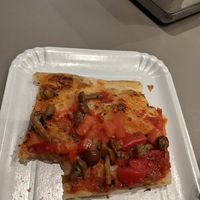 Mushroom and fresh tomatoes at Alice in Lucca