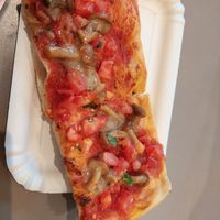 Mushroom pizza at Alice in Lucca