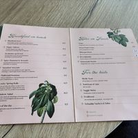 Mooie vegan menukaart   at Bluebirds in the Backyard in Dordrecht