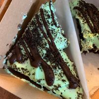 Mint brownies - so, so good! at Moonflower Bakery in Dublin