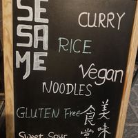 Sign at Sesame in Valletta