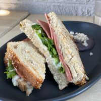 sándwich  at Café Vegetal in Mexico City