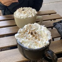 Pumpkin spice latte (best I’ve ever had)  at Café Vegetal in Mexico City