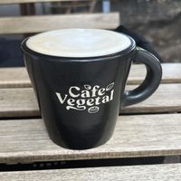 Chai latte  at Café Vegetal in Mexico City
