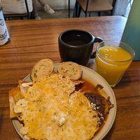 Chilaquiles at Café Vegetal in Mexico City