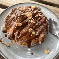 Nutela Pan de Muerto at Café Vegetal in Mexico City