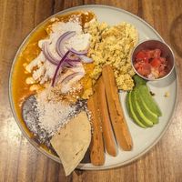 Desayuno completo at Café Vegetal in Mexico City